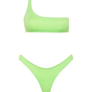 Green triangl Mel rose bikini